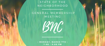 State of the Neighborhood General Membership Meeting